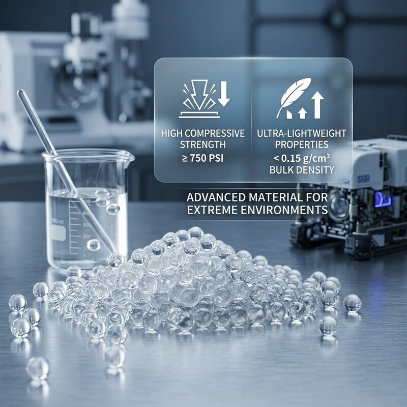 Hollow Glass Microspheres with Softening Temperature 855℃ and Dielectric Constant 1.2-2.2 for Oil Exploration Area