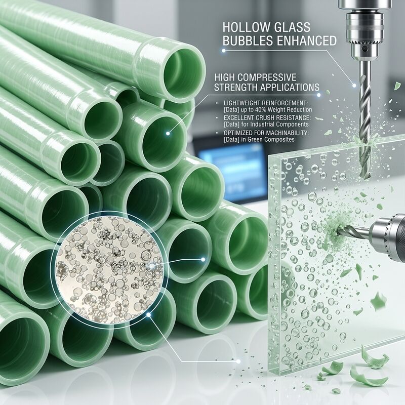 Lightweight Glass Bubbles Microspheres with Temperature Resistance -60°C to 650°C and High Chemical Resistance